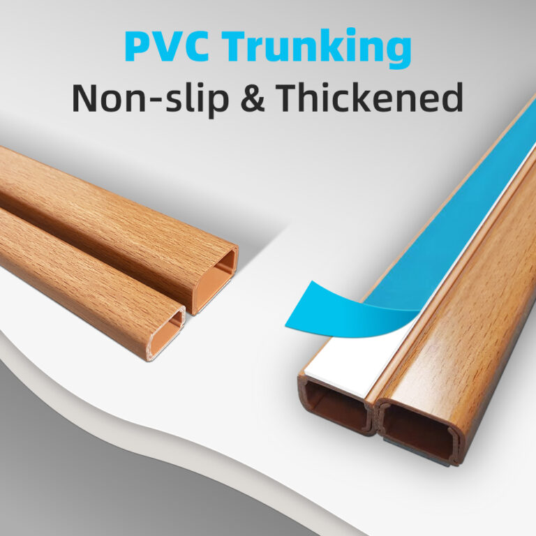 PVC cable duct High-insulation Flame-retardant Wood-grain Square