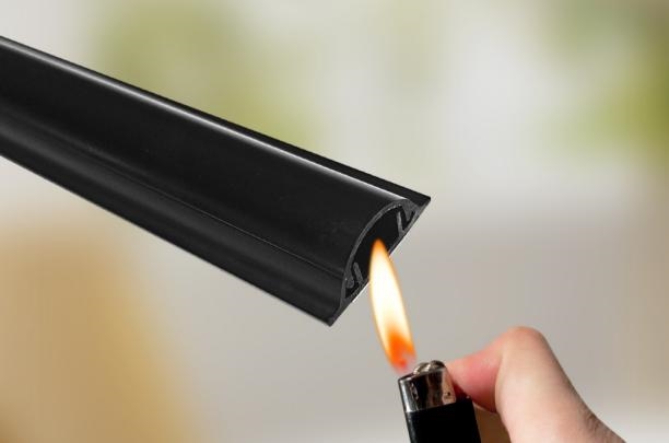 flame-retardant floor arc-shaped trunking