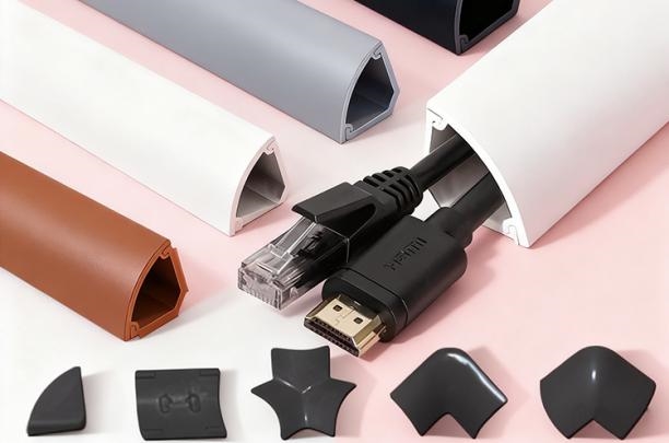 triangular pvc wire channel product image